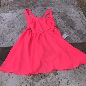 Windsor Hot Pink Sleeveless Top w/ A Strappy Back